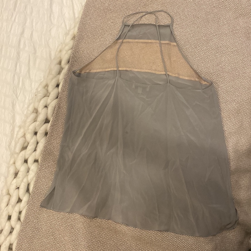 Light grey high neck Cami NYC tank - Picture 5 of 7